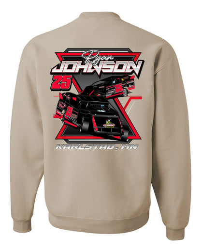 Ryan Johnson Racing Crewneck Sweatshirt Sandstone