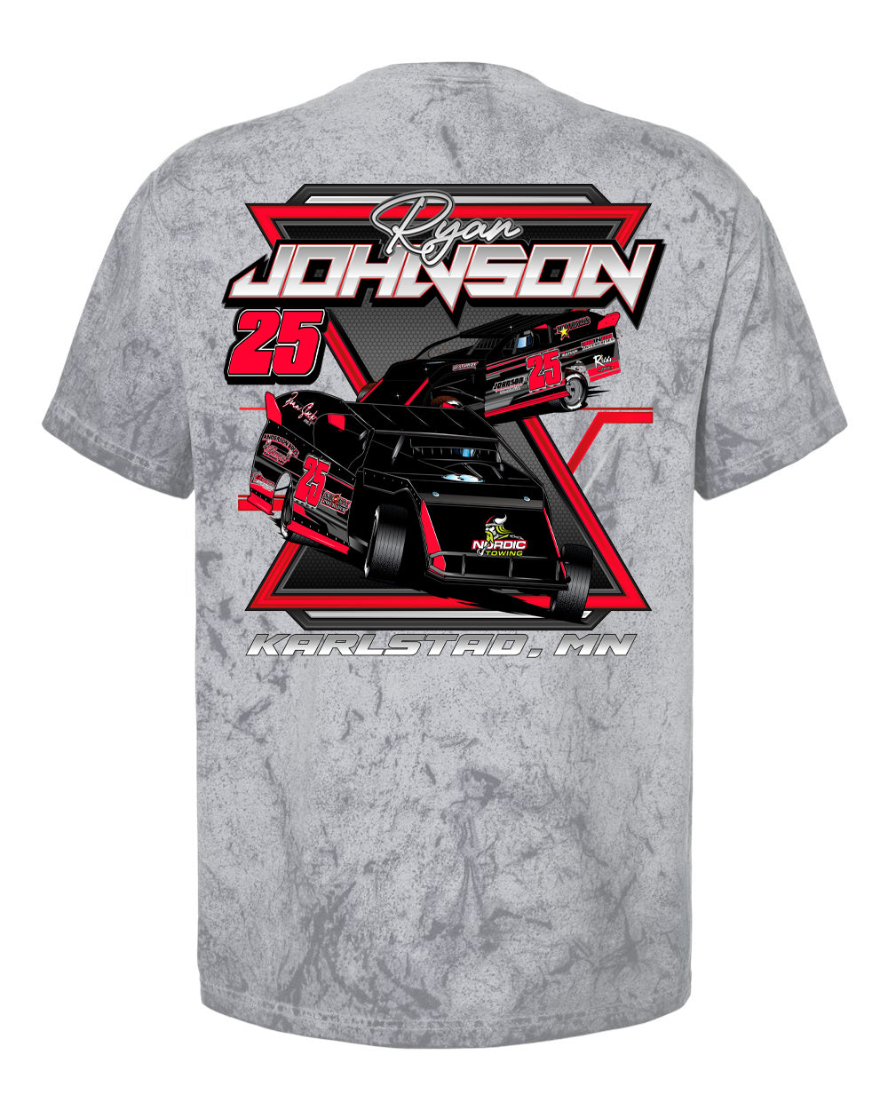 Ryan Johnson Racing T-shirt Smoke