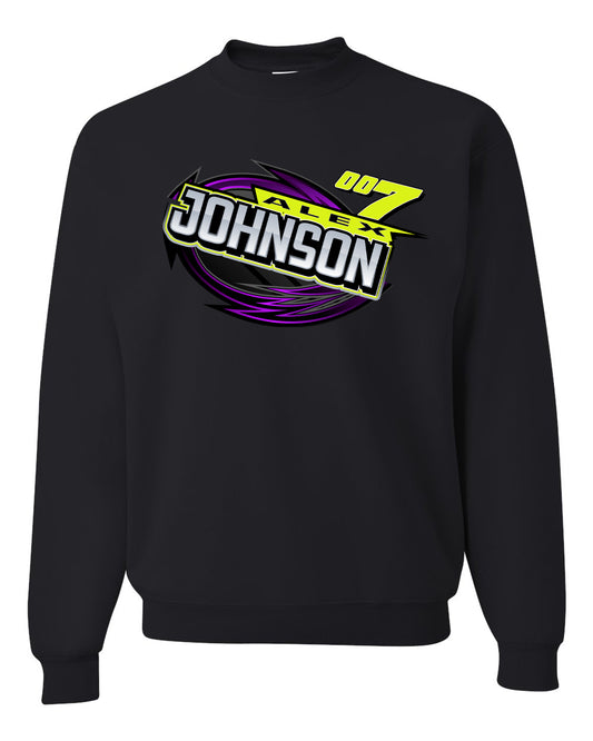 Alex Johnson Racing Crewneck Sweatshirt Black