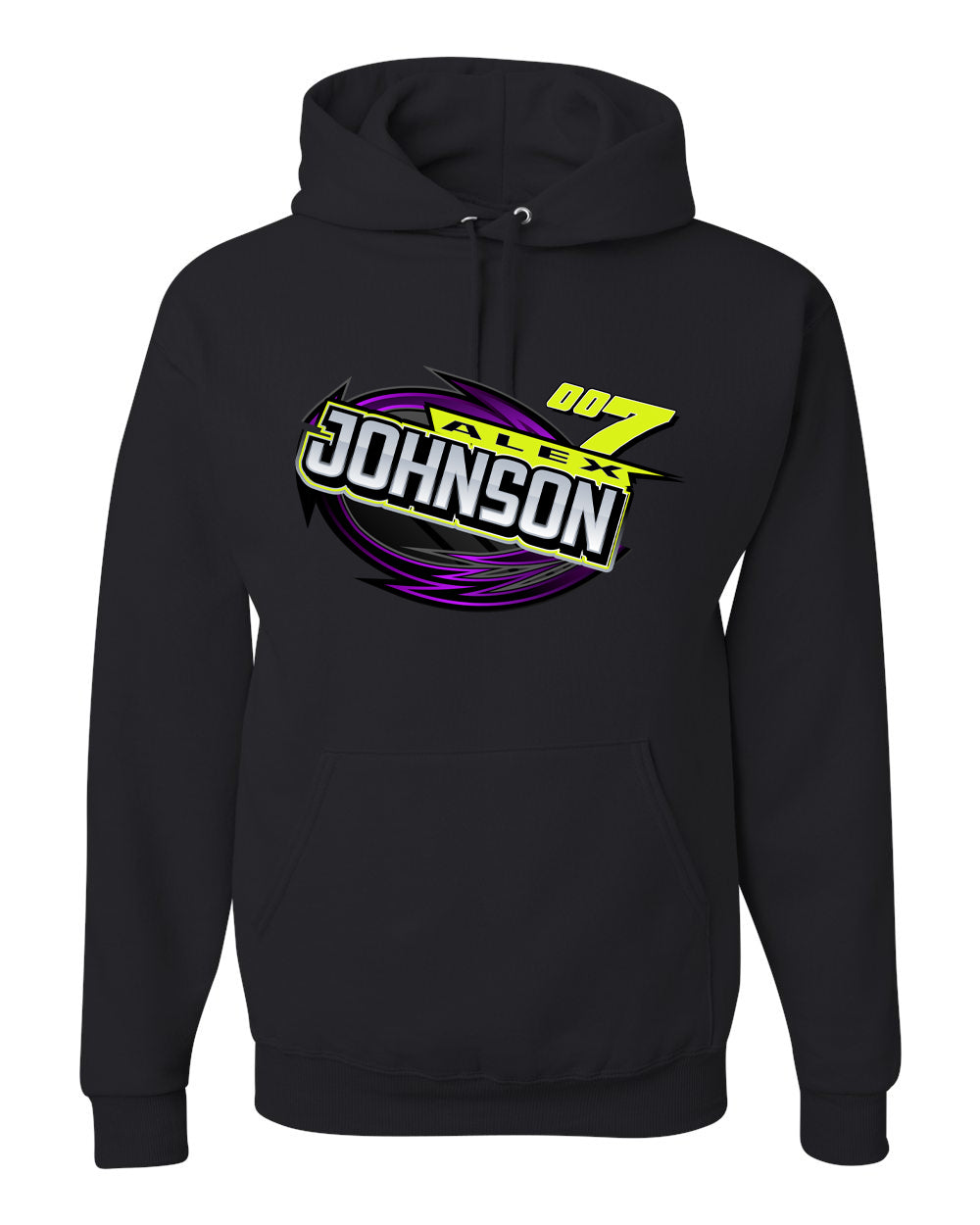 Alex Johnson Racing Hooded Sweatshirt Black