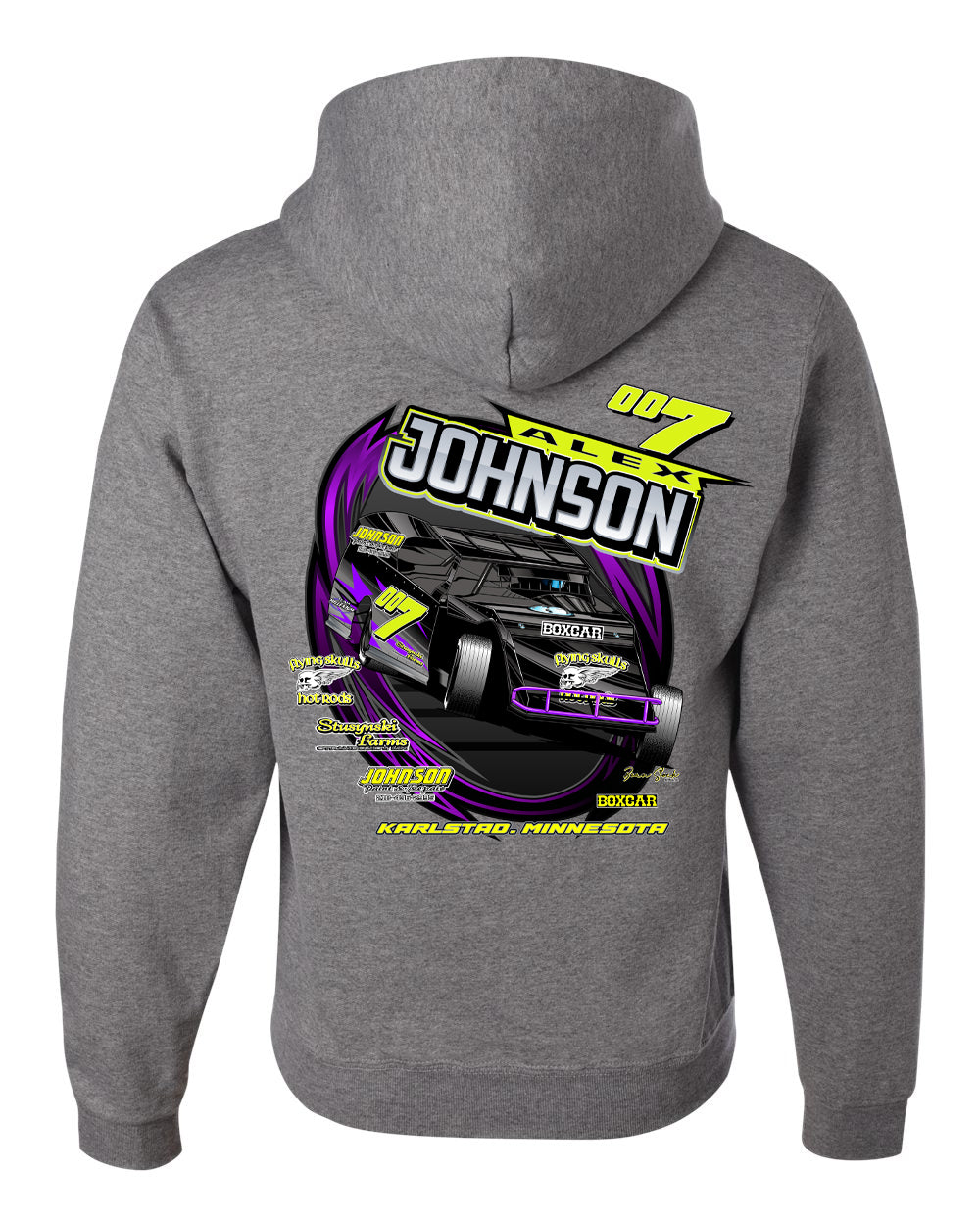 Alex Johnson Racing Hooded Sweatshirt Oxford