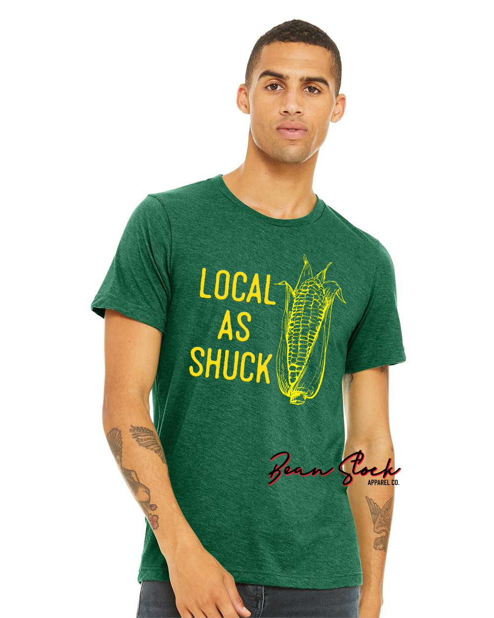Local As Shuck - Yellow Font