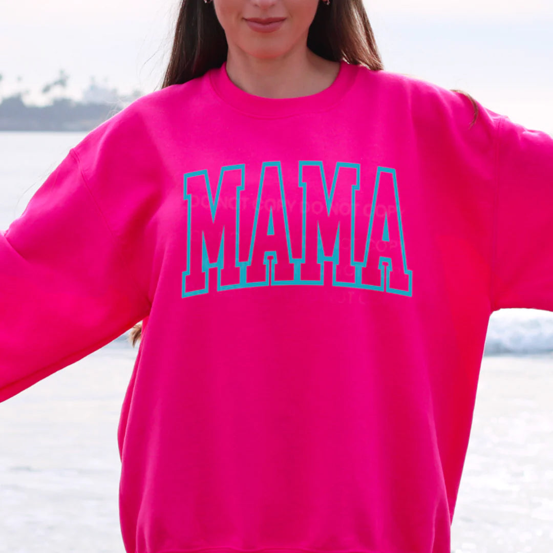 Mama - Teal color font
