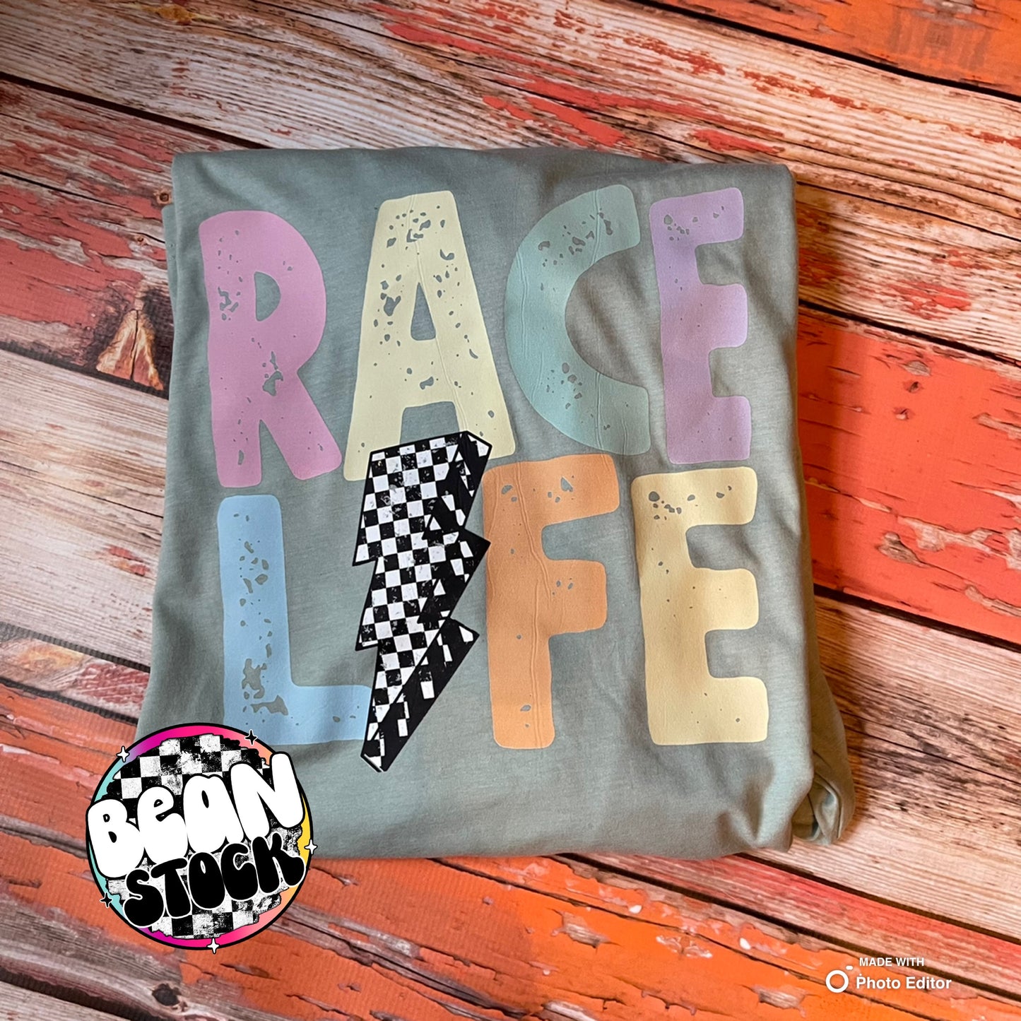 Race Life Pastel Color - Youth.Toddler.Onesie